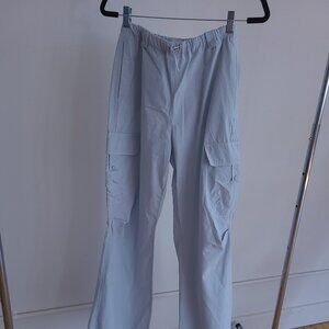 Light blue Zara drawstring cargo pants